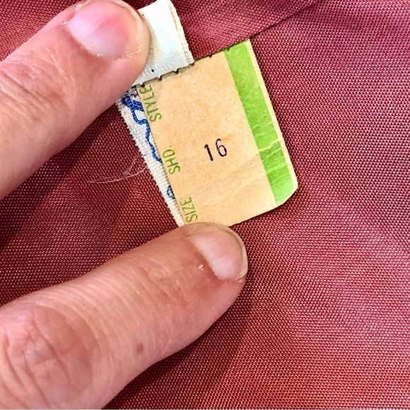 rrrruss vintage mauve wool blazer made in USA Union made 16 - Picture 8 of 10